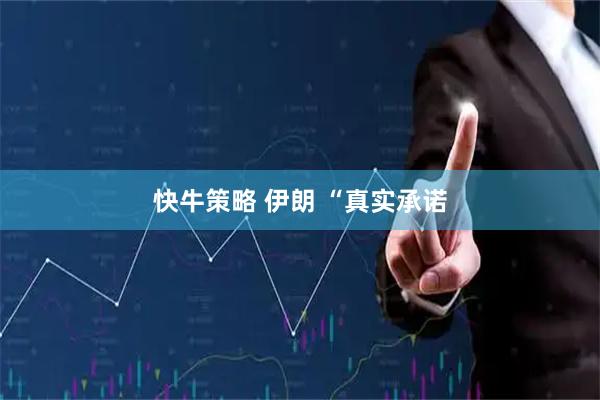 快牛策略 伊朗 “真实承诺