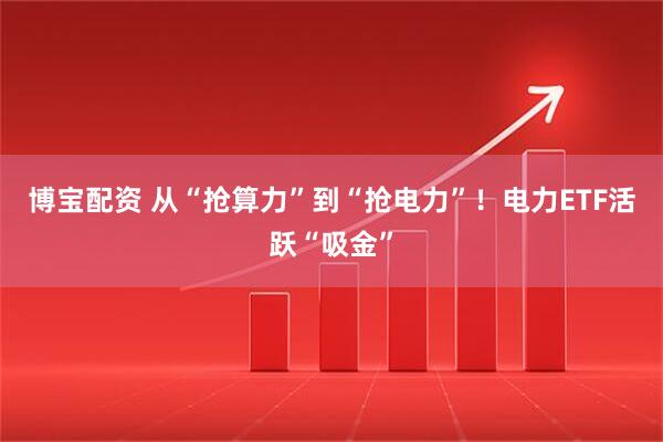 博宝配资 从“抢算力”到“抢电力”！电力ETF活跃“吸金”