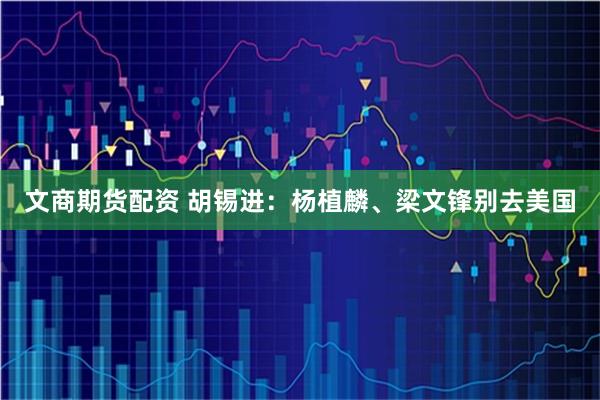 文商期货配资 胡锡进：杨植麟、梁文锋别去美国